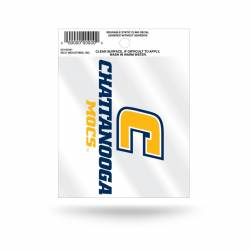 University of Tennessee at Chattanooga Mocs Script Logo - Static Cling
