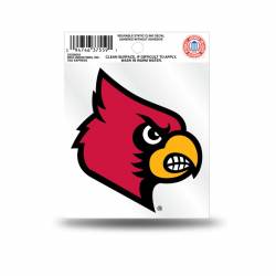University Of Louisville Cardinals Logo - Static Cling