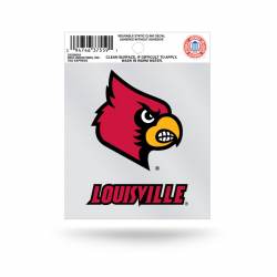 University Of Louisville Cardinals Script Logo - Static Cling