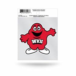 Western Kentucky University Hilltoppers Mascot Logo - Static Cling