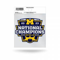 University Of Michigan Wolverines 2024 National Champions - Static Cling