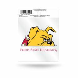 Ferris State University Bulldogs Script Logo - Static Cling