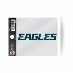 Philadelphia Eagles 2022 Script Logo - Static Cling