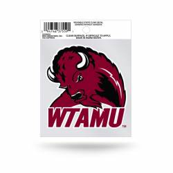 West Texas A&M University Buffaloes Script Logo - Static Cling