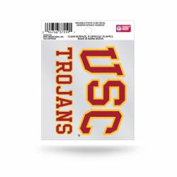 University Of Southern California USC Trojans Script Logo - Static Cling