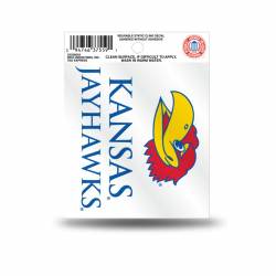 University Of Kansas Jayhawks Script Logo - Static Cling