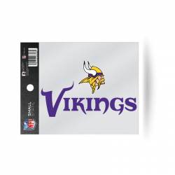 Minnesota Vikings Secondary Logo  - Static Cling