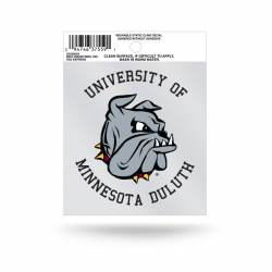 University Of Minnesota-Duluth Bulldogs Script Logo - Static Cling