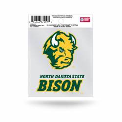North Dakota State University Bison Script Logo - Static Cling
