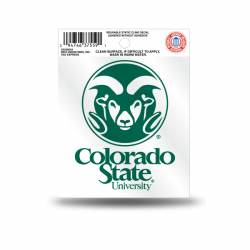 Colorado State University Rams Script Logo - Static Cling