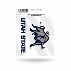 Utah State University Aggies Script Logo - Static Cling