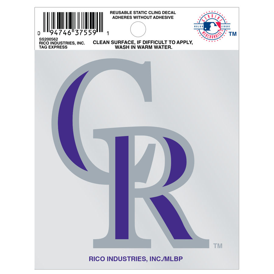 Colorado Rockies Static Cling