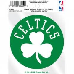 Boston Celtics Round Clover Logo - Static Cling