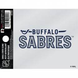 Buffalo Sabres Script Logo - Static Cling