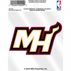Miami Heat Alternate Logo - Static Cling