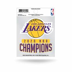 Los Angeles Lakers 2020 NBA Champions - Static Cling
