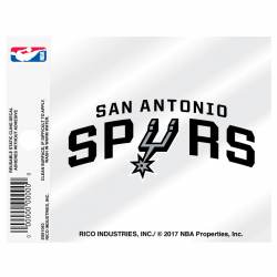 San Antonio Spurs Script Logo - Static Cling