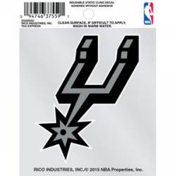 San Antonio Spurs 2002-Present Alternate Logo - Static Cling