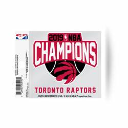 Toronto Raptors 2019 NBA Finals Champs - Static Cling