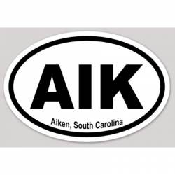 AIK Aiken South Carolina - Oval Sticker