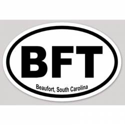 BFT Beaufort South Carolina - Oval Sticker