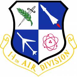 United States Air Force 14th Air Division - Vinyl Sticker