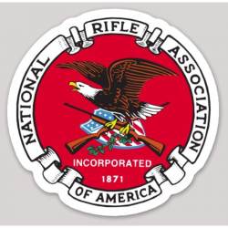 NRA National Rifle Association Logo - Vinyl Sticker