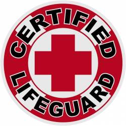 Certified Lifeguard - Vinyl Sticker