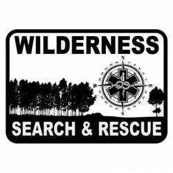 Wilderness Search & Rescue - Vinyl Sticker