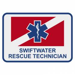 Swiftwater Rescue Technician - Vinyl Sticker