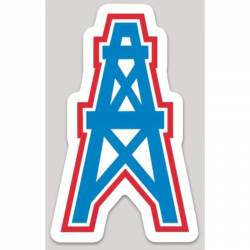 Houston Oilers Retro Logo - Vinyl Sticker