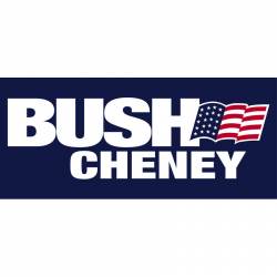 George Bush Dick Cheney Replica President - Bumper Sticker