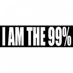 I Am The 99% - Bumper Sticker