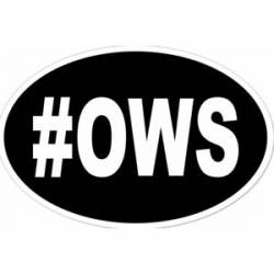 #OWS - Oval Sticker