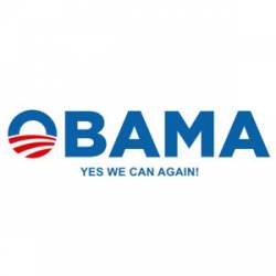 Obama Yes We Can Again - Bumper Sticker