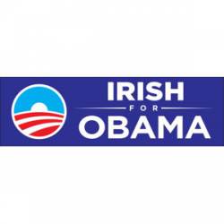 Irish For Obama - Bumper Sticker