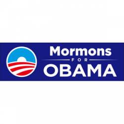 Mormons For Obama - Bumper Sticker