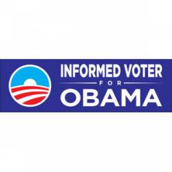 Informed Voter For Obama - Bumper Sticker
