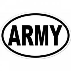 Army - Oval Sticker