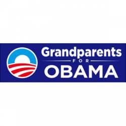 Grandparents For Obama - Bumper Sticker
