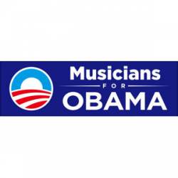 Musicians For Obama - Bumper Sticker
