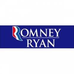 Romney Ryan - Navy Bumper Sticker
