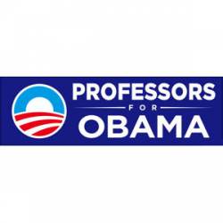 Professors For Obama - Bumper Sticker