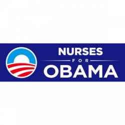 Nurses For Obama - Bumper Sticker