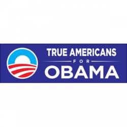 True Americans For Obama - Bumper Sticker
