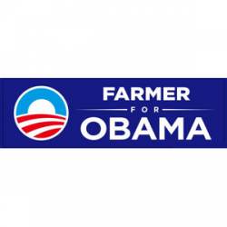 Farmer For Obama - Bumper Sticker