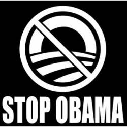 Stop Obama - Window Decal