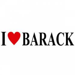 I Love Barack - Bumper Sticker