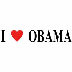 I Love Obama - Bumper Sticker