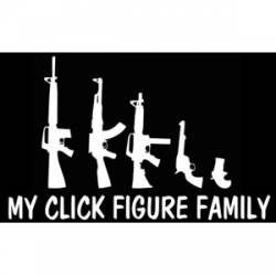 My Click Figure Family Pro Gun - Sticker